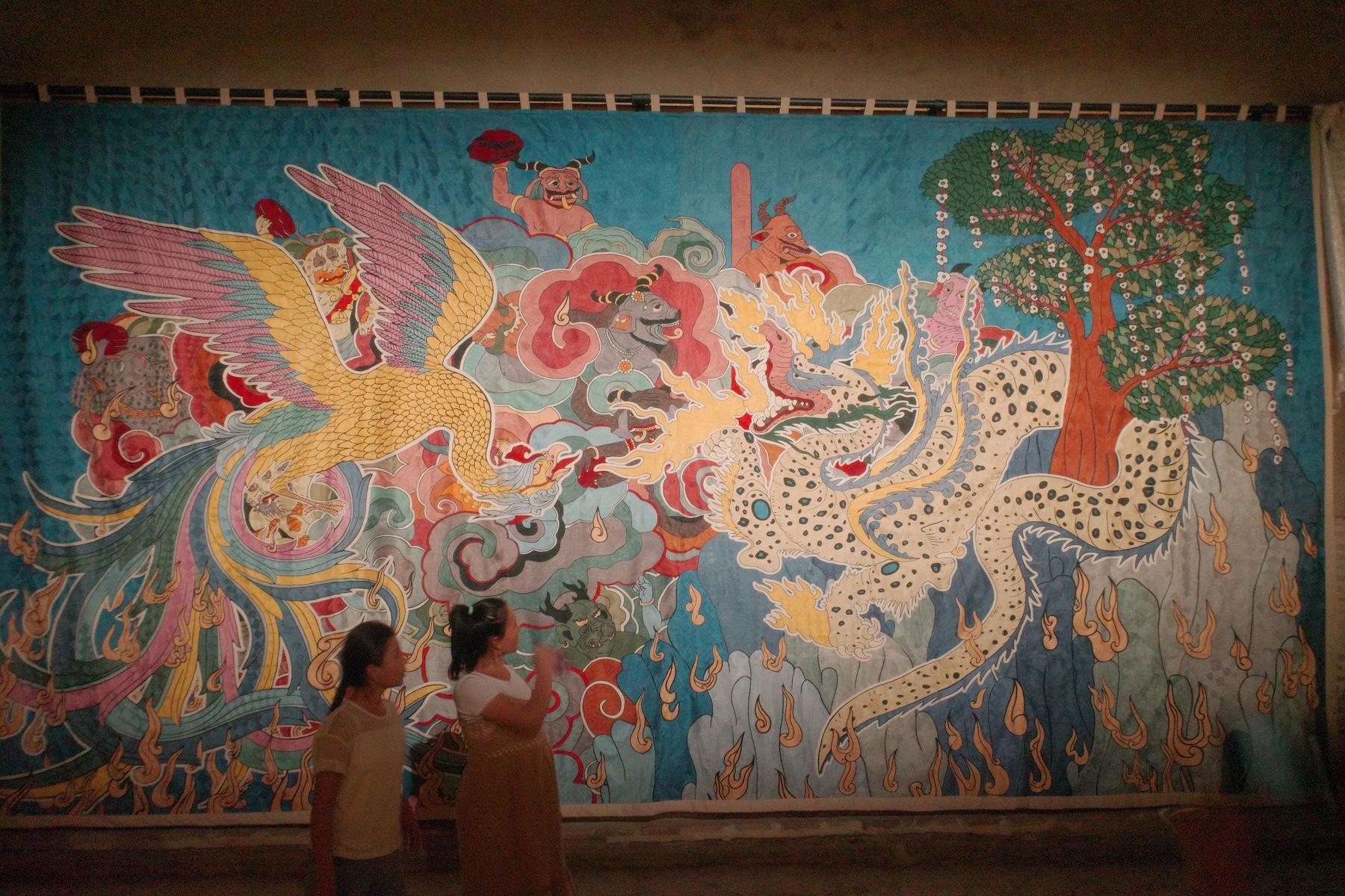 インドや中国のテイストを感じる作品