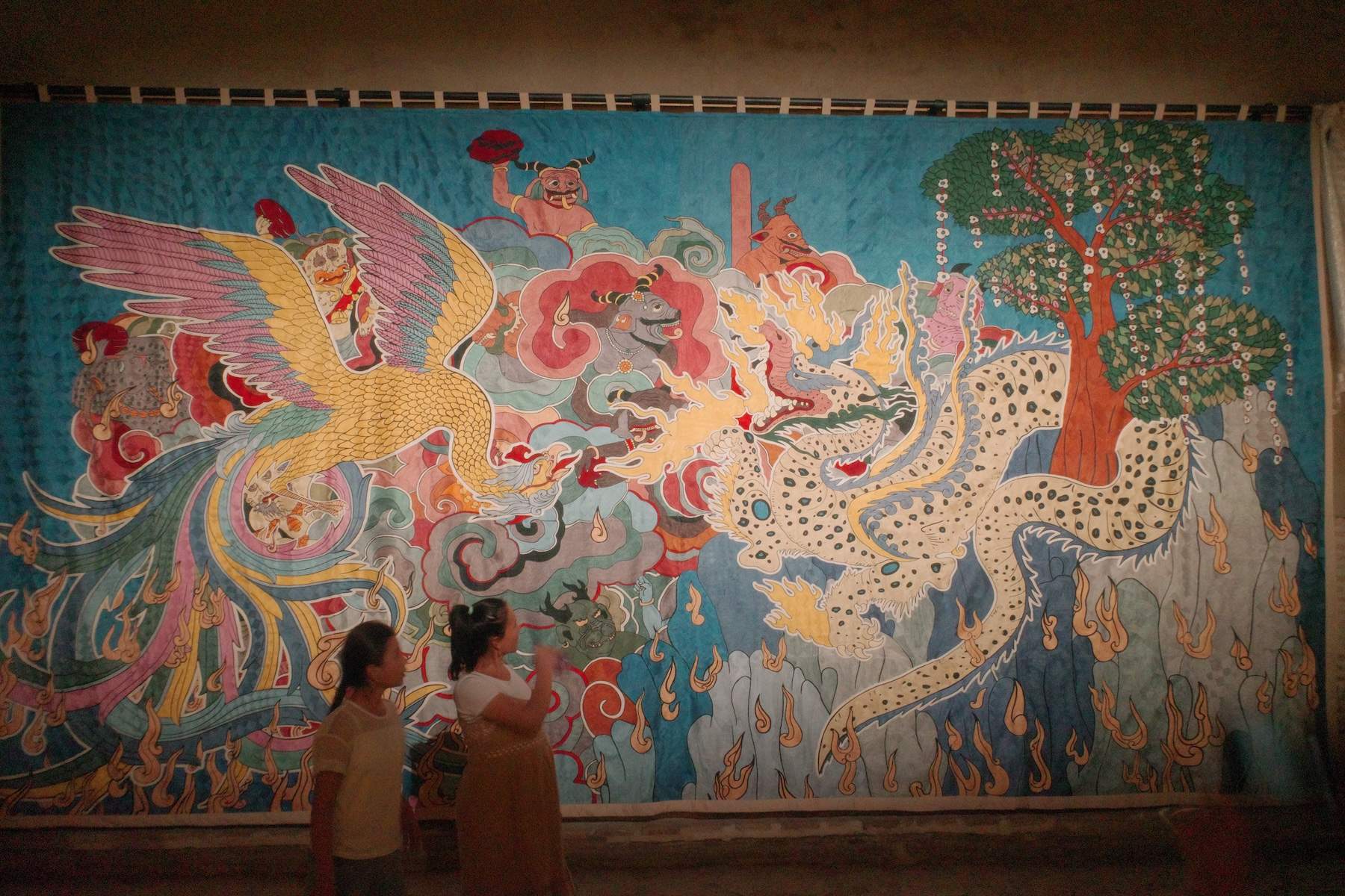 インドや中国のテイストを感じる作品