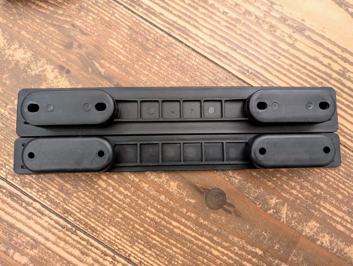 もとのパーツと新しいパーツを比較